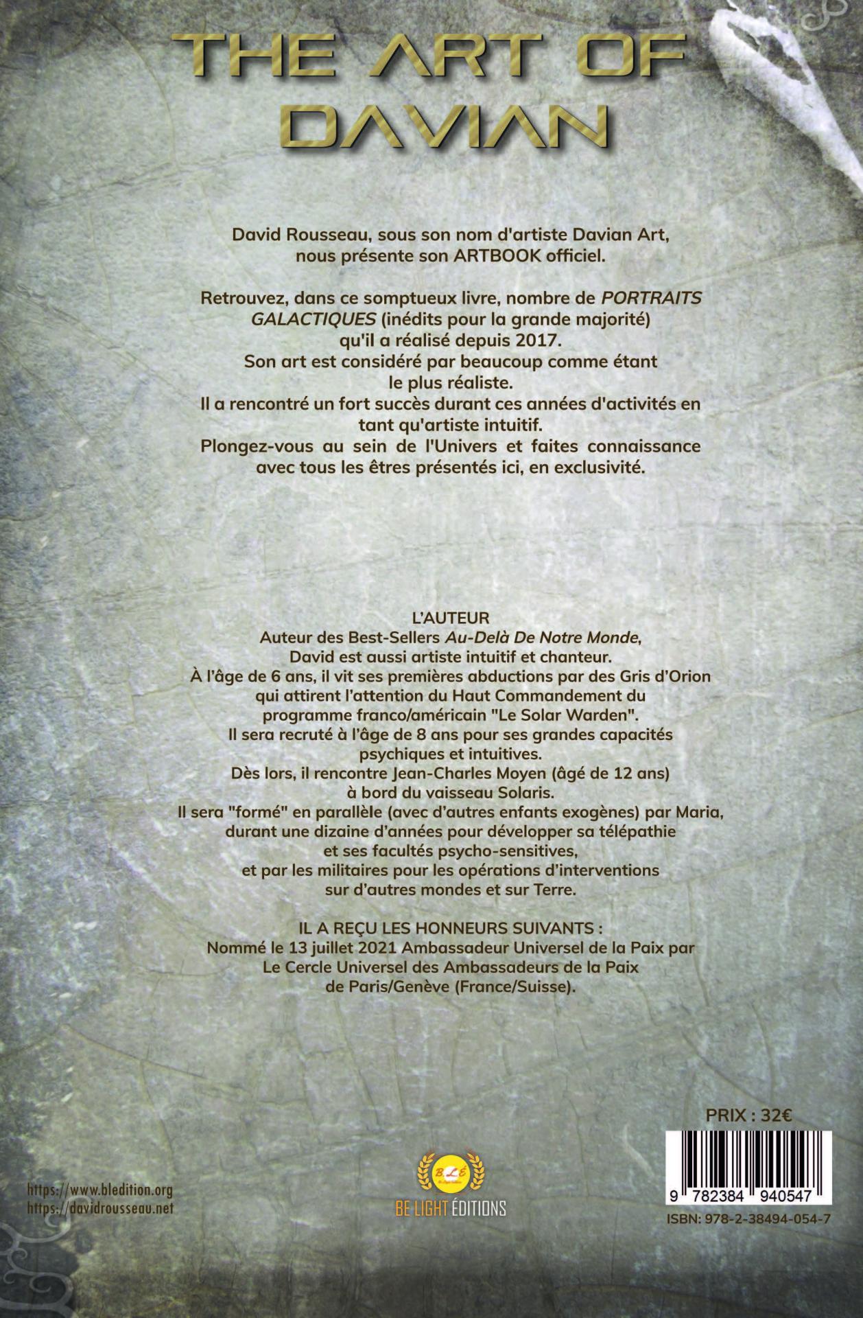 4eme couverture artbook davian