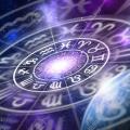 90191005 astrological zodiac signs inside of horoscope circle on universe background astrology and horoscopes