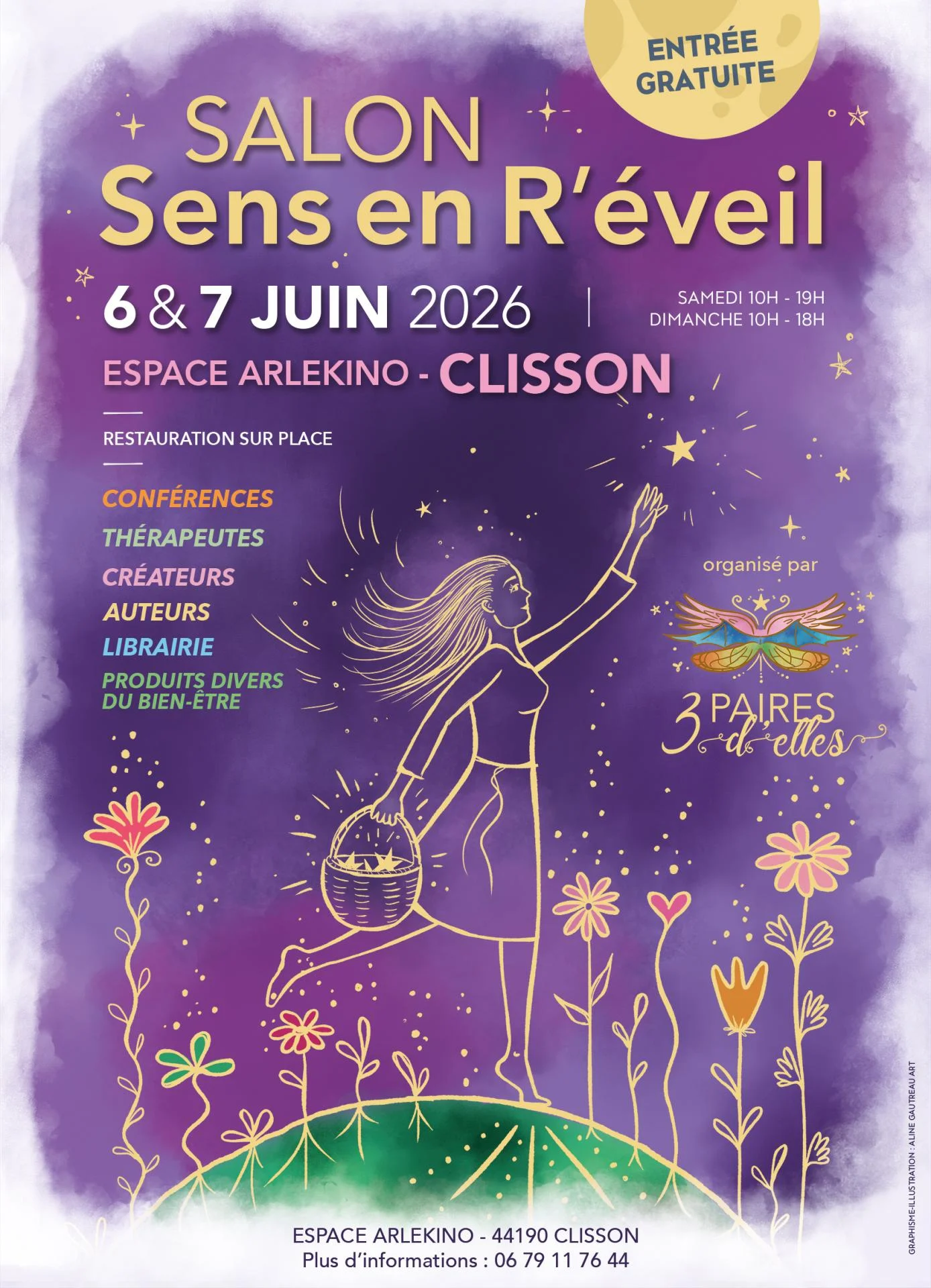 Affiche 3 paires d elles clisson 26