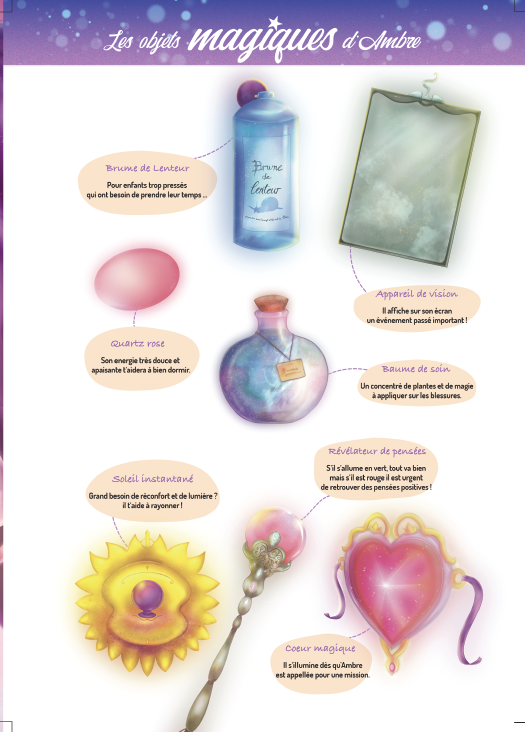 Objets magiques ambre